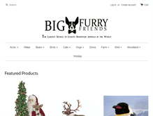 Tablet Screenshot of bigfurryfriends.com